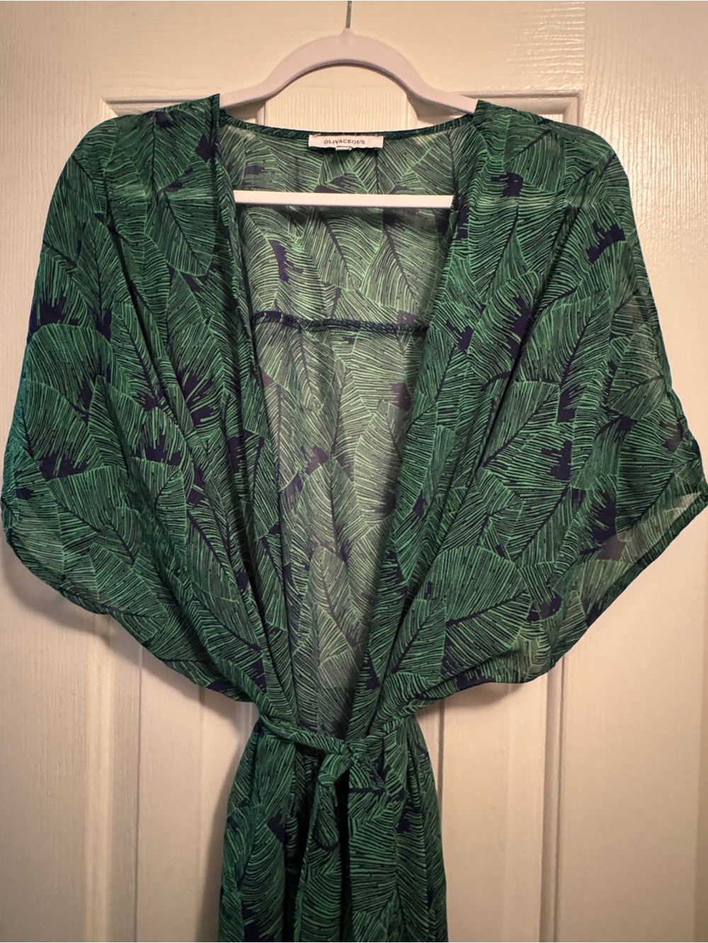 Olivaceous Robe / Bathing suit cover